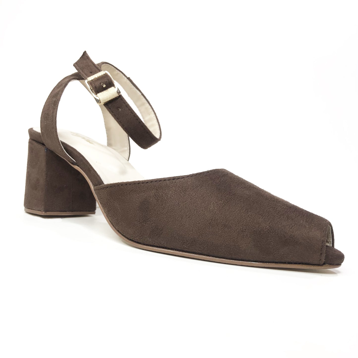 AZURA BLOCK HEEL - BROWN