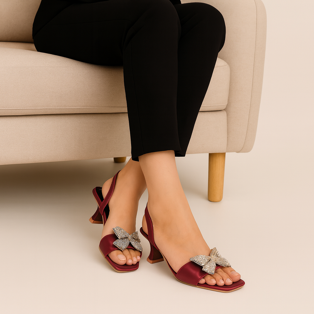 CAPRI ZARA HEEL - RED