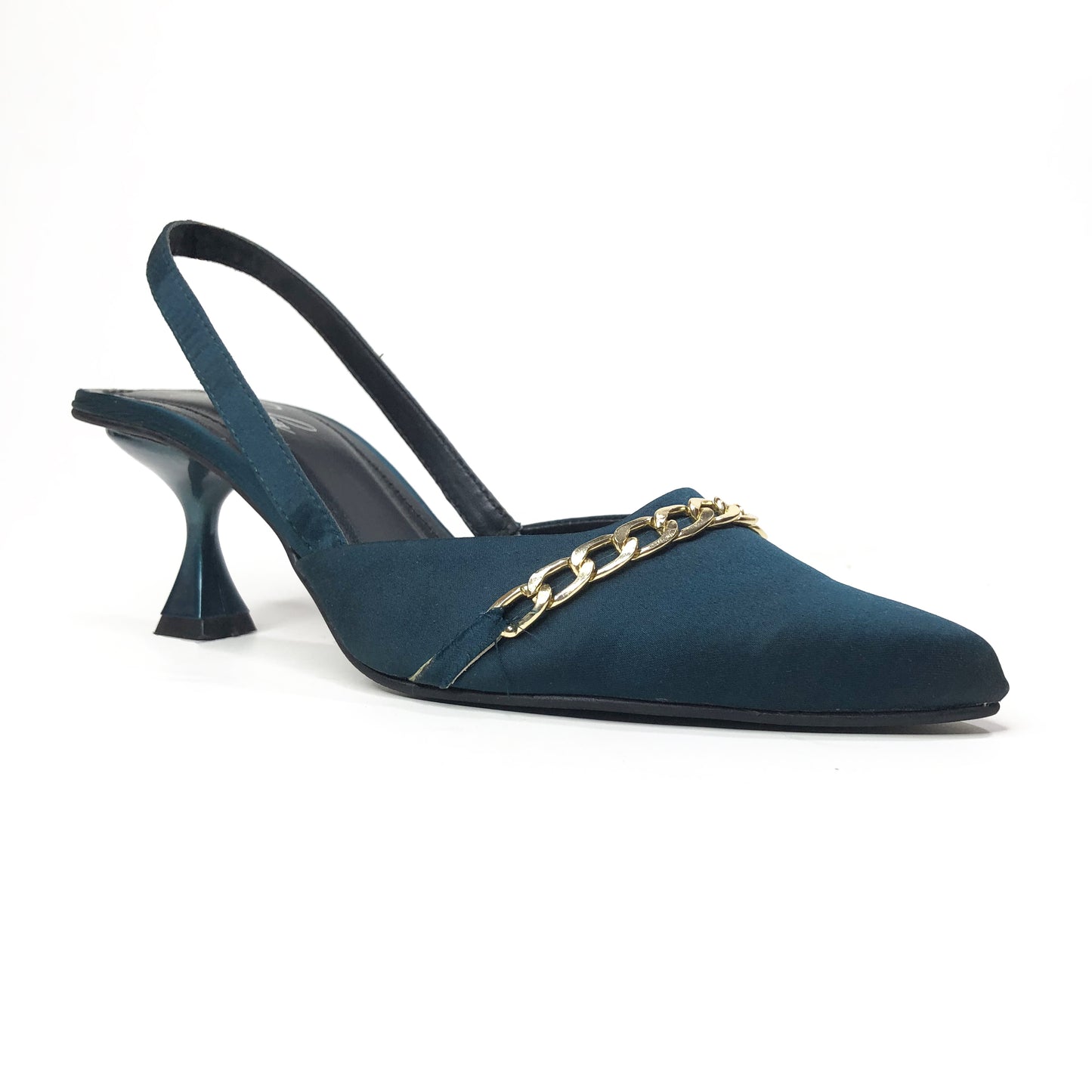 CROSS OVER HEEL - GREEN