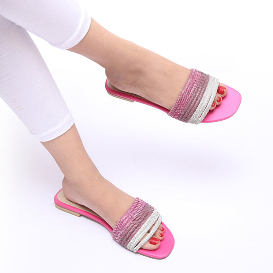 PARIWISH FLAT SLIPPER - PINK