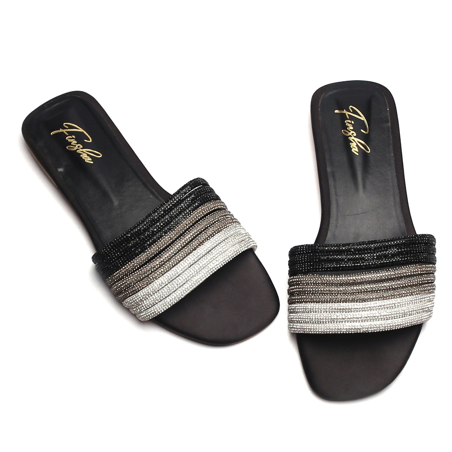 PARIWISH FLAT SLIPPER - BLACK