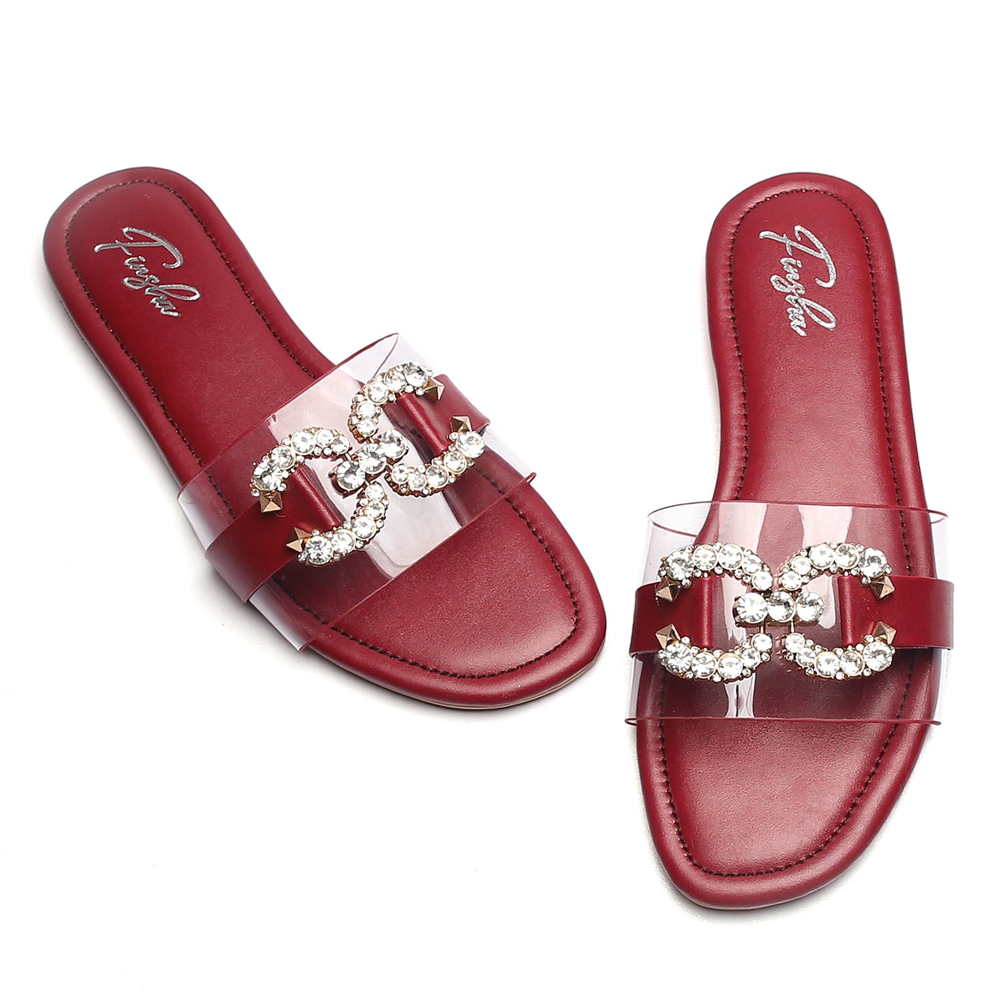 WILY FLAT SLIPPER - MAROON