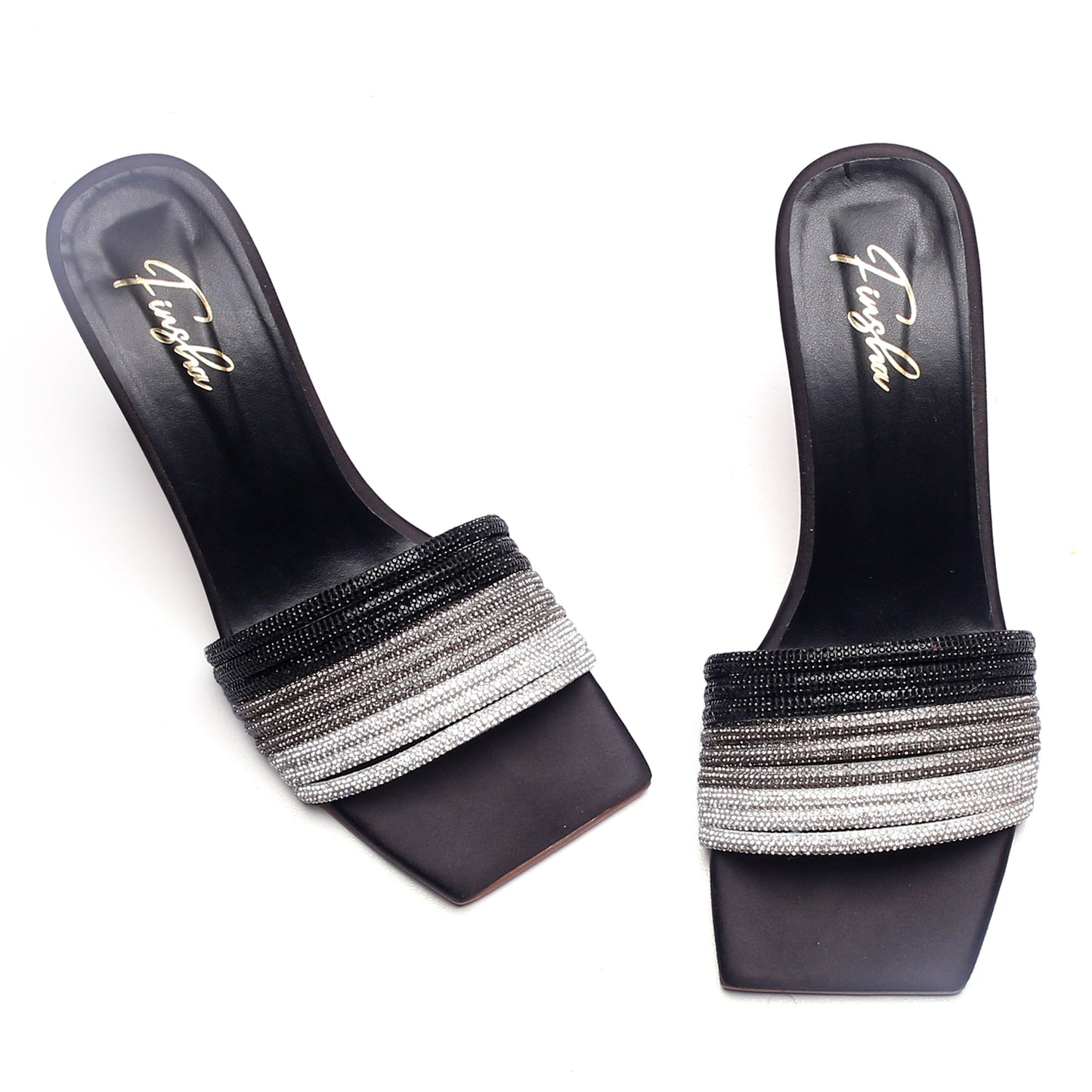 PARIWISH HEEL SANDAL - BLACK