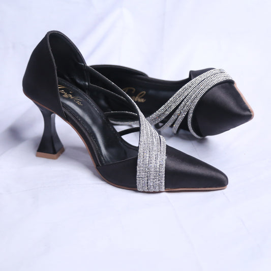 ISABELLA HEELS SANDAL - BLACK