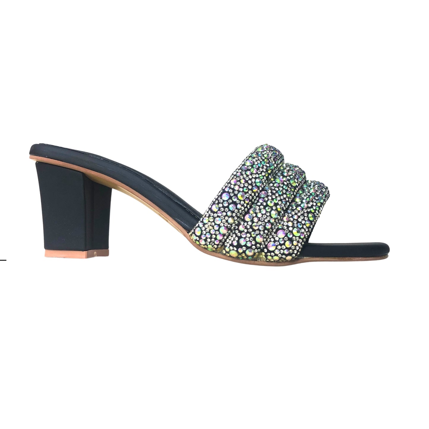 LINA BLOCK HEEL - BLACK