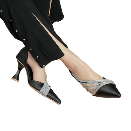 ISABELLA HEELS SANDAL - BLACK