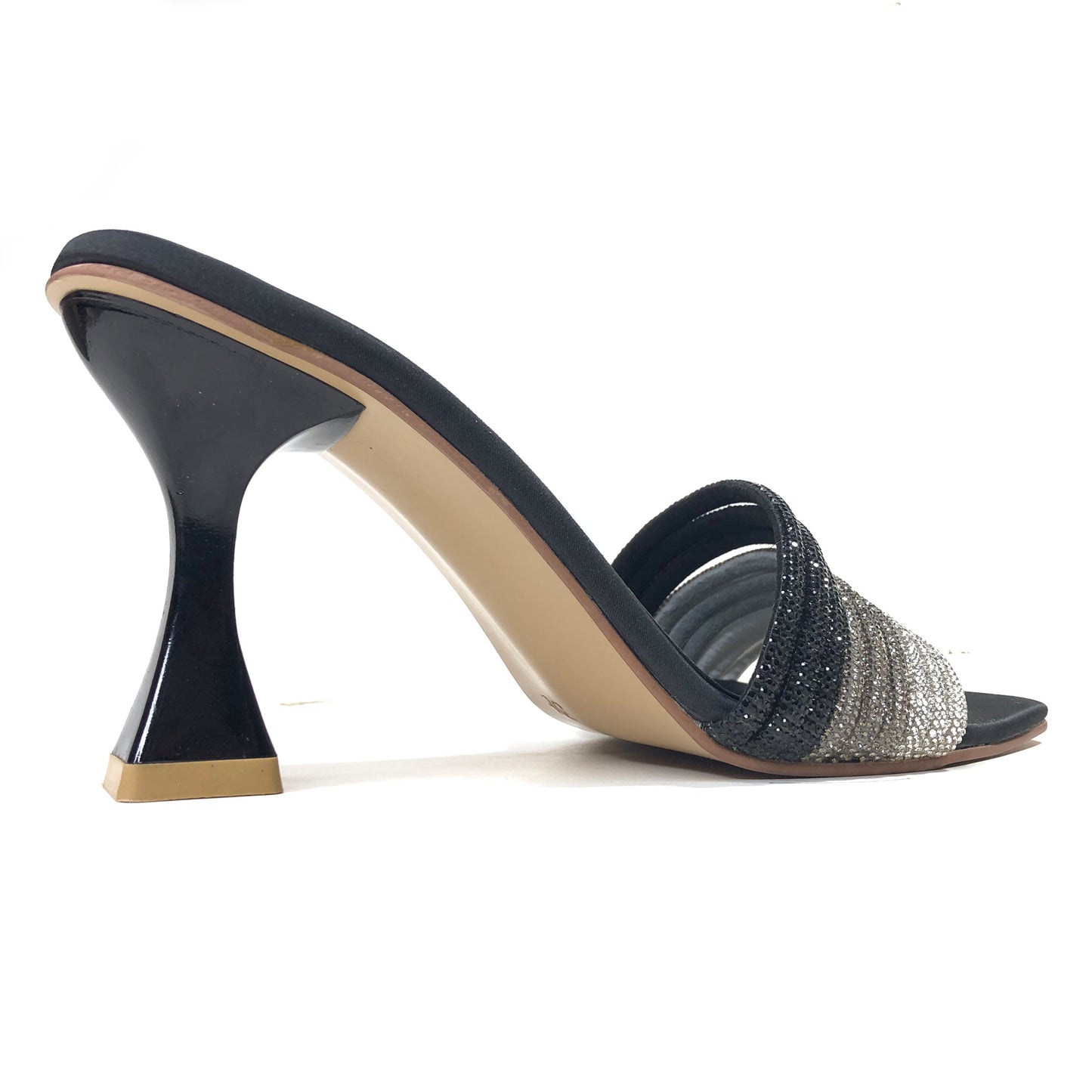 PARIWISH HEEL SANDAL - BLACK