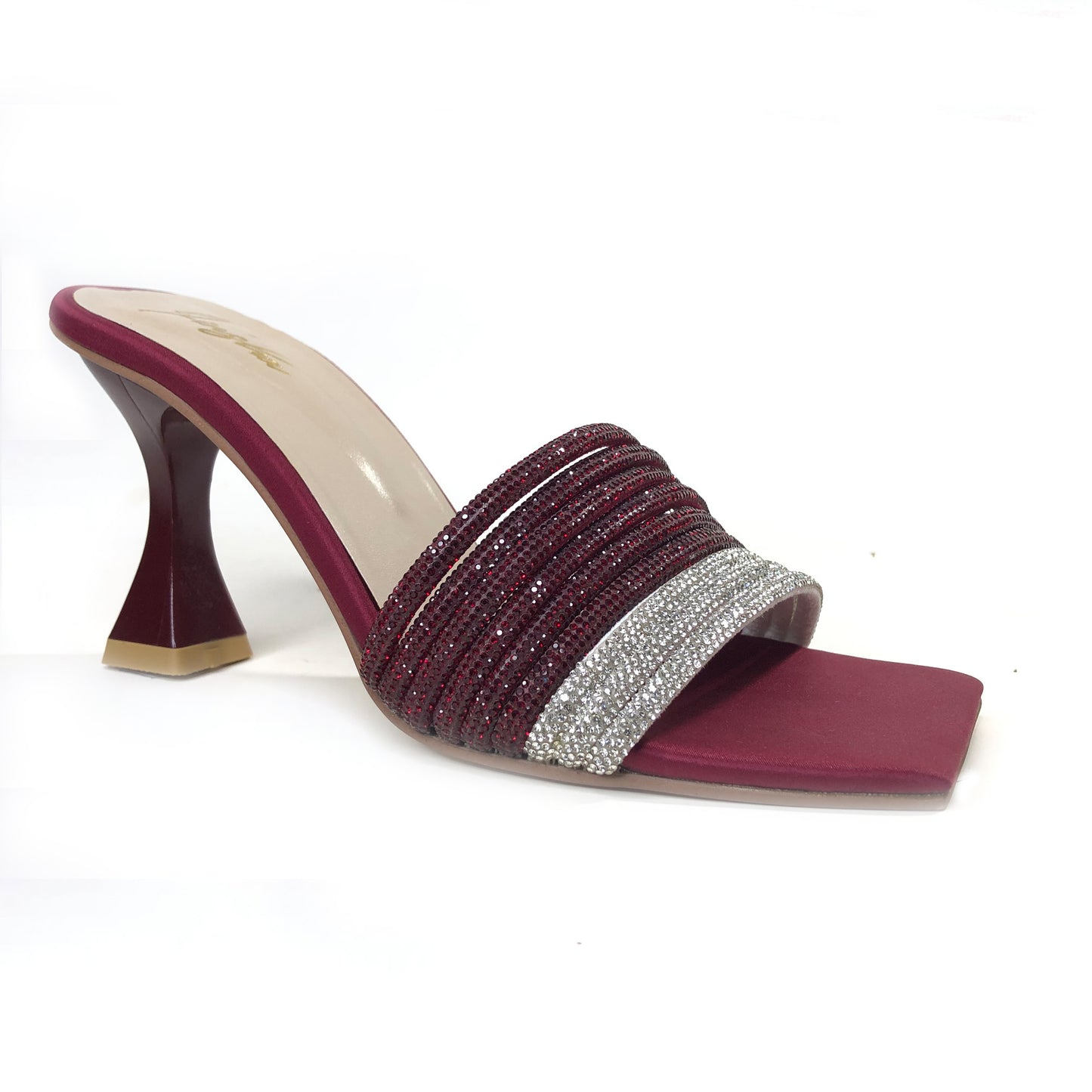PARIWISH HEEL SANDAL - MAROON