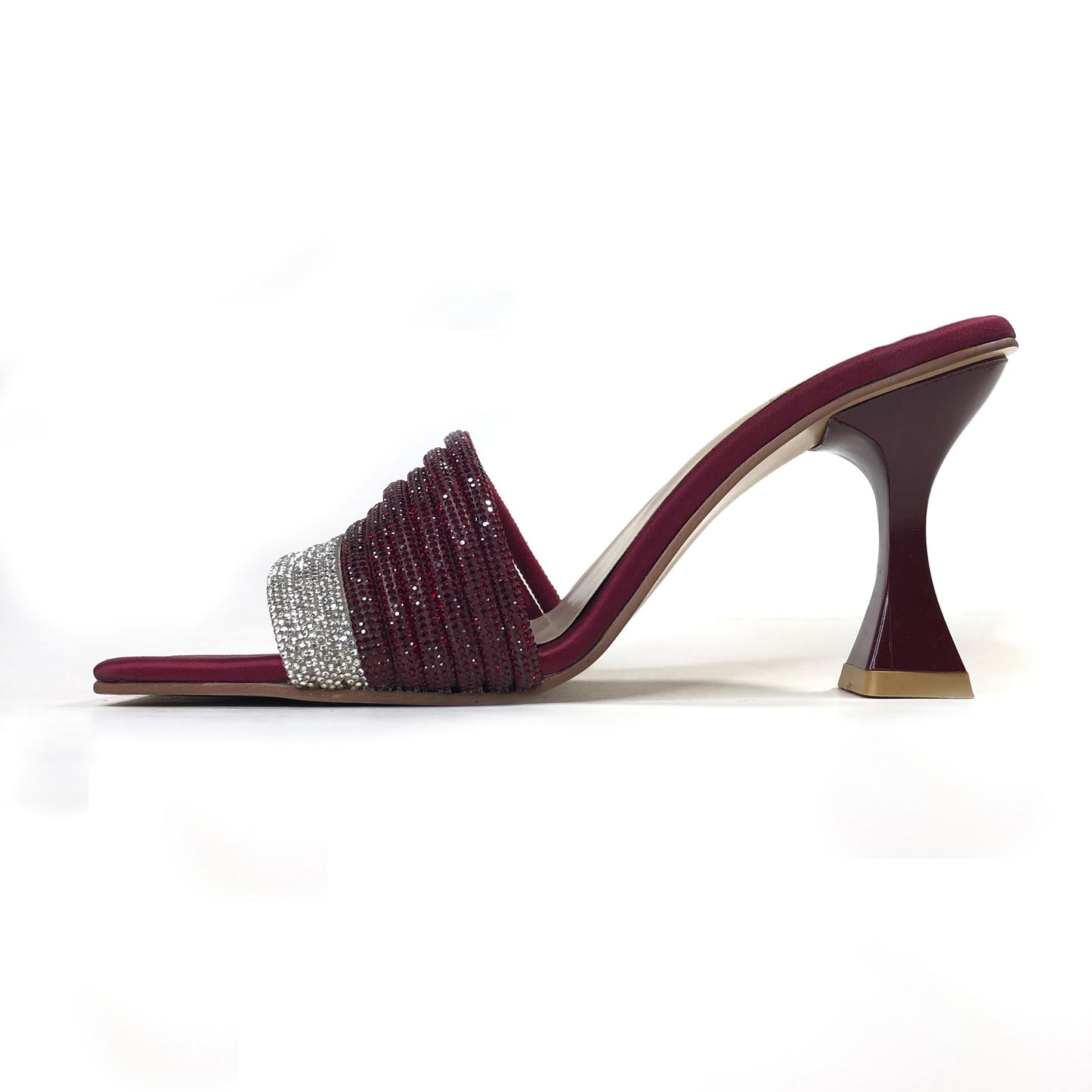 PARIWISH HEEL SANDAL - MAROON