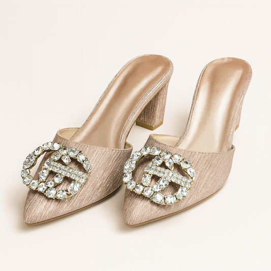 LILLY FESTIVE MULE - LIGHT PINK