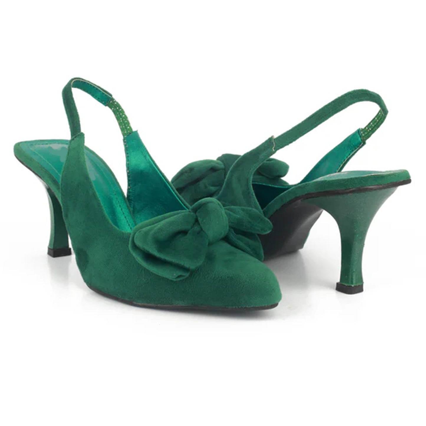 TIE KNOT HEEL - GREEN