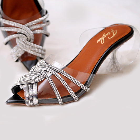 VICTORIA HEEL - BLACK