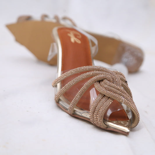 VICTORIA HEEL - GOLD