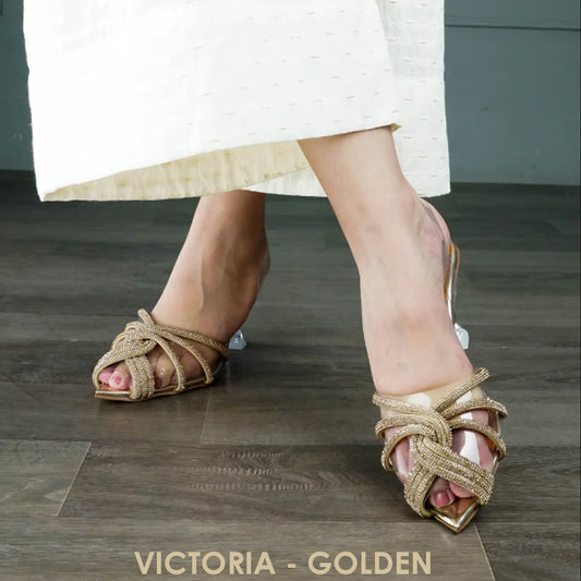 VICTORIA HEEL - GOLD