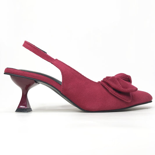 TIE KNOT HEEL - PINK