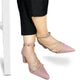 AYRA HEEL SANDLE - BABY PINK