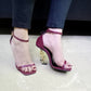 YSL HEELS - CHERRY RED (LIMITED STOCK)