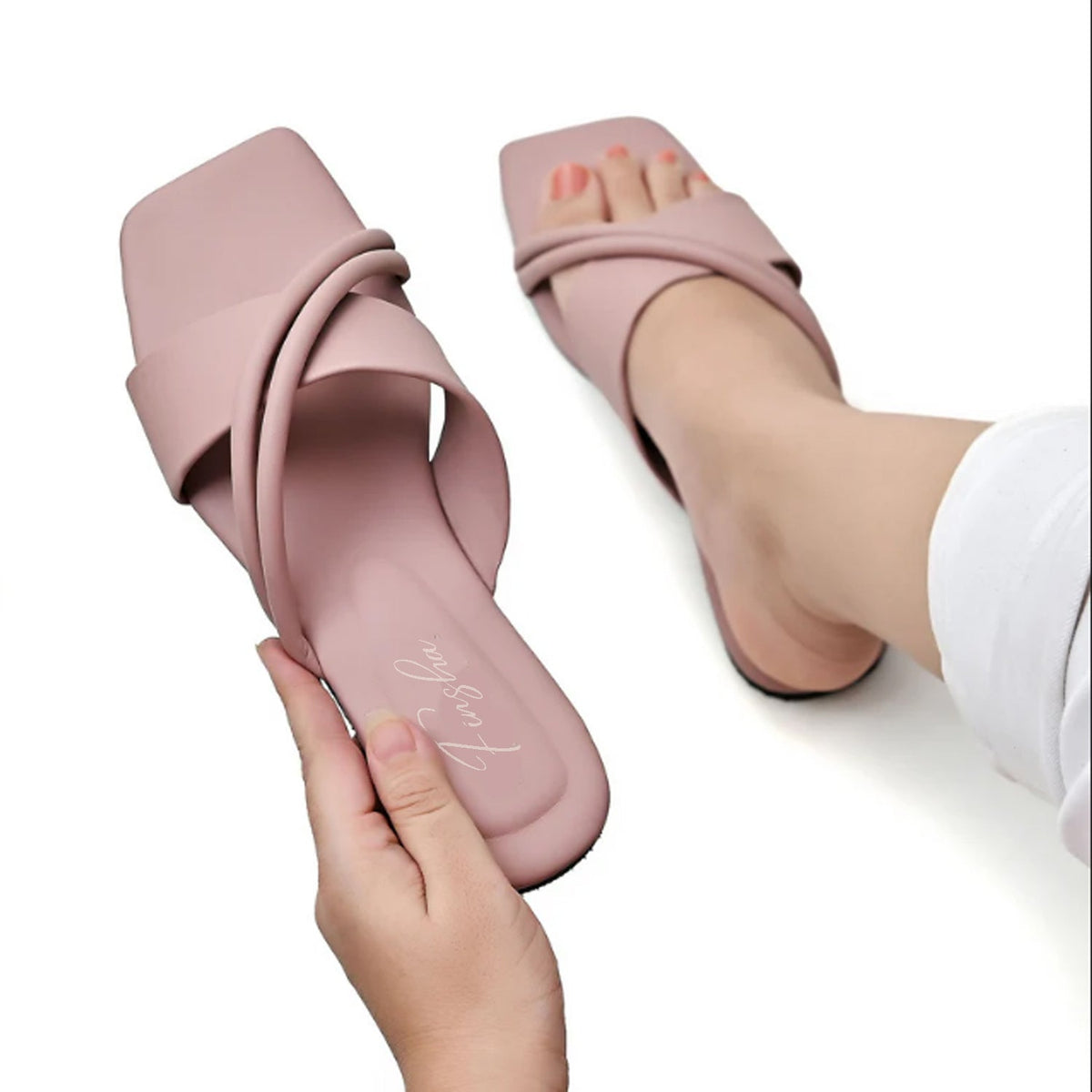 CORE SLIDE SLIPPER - PINK - Finsha Shoes