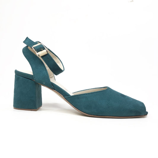 AZURA BLOCK HEEL - GREEN