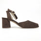 AZURA BLOCK HEEL - BROWN