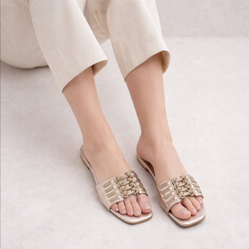 BELLA FLAT SLIPPER - Finsha Shoes