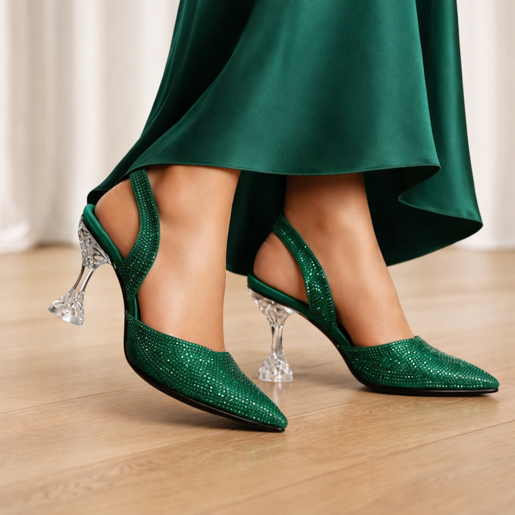 BELLE HEEL SANDAL - Finsha Shoes