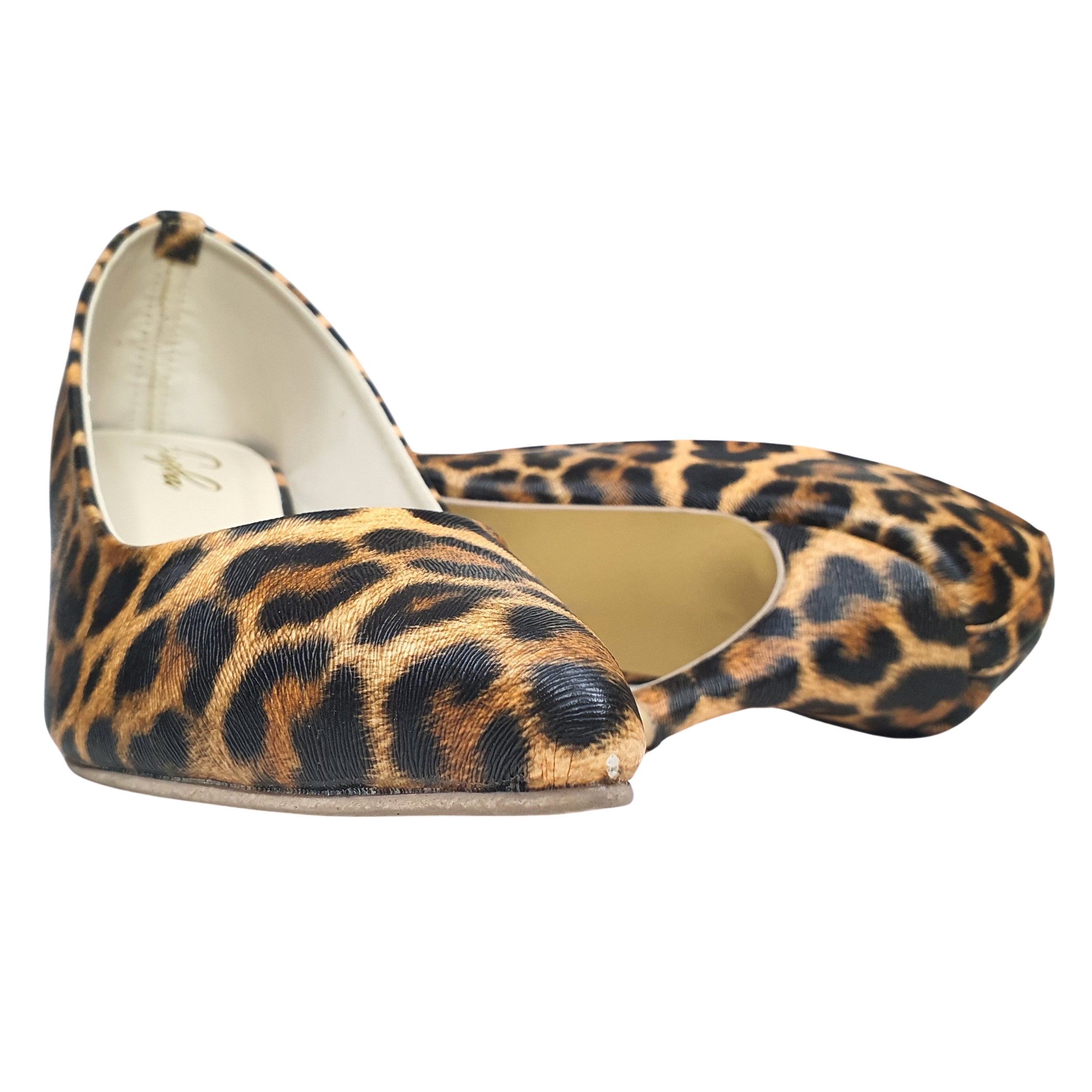 LEOPARD PRINT HEEL SANDAL - Finsha Shoes