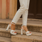 CANDY 5 INCH PLATFORM HEEL - WHITE