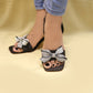 CAPRI ZARA HEEL - BLACK