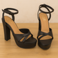 CANDY 5 INCH PLATFORM HEEL - BLACK