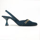 CROSS OVER HEEL - GREEN