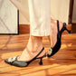 DAISY HEEL - BLACK