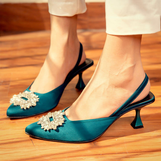 DAISY HEEL - ZINC