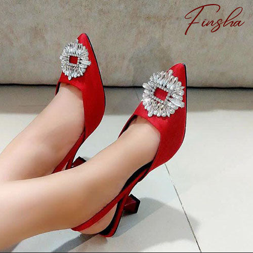 DAISY HEEL - MAROON