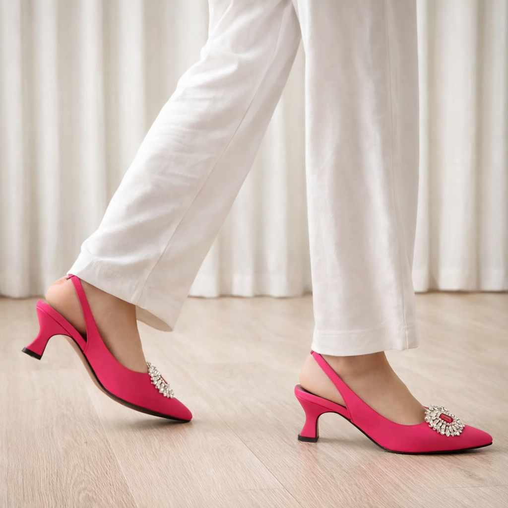 DAISY HEEL - PINK - Finsha Shoes
