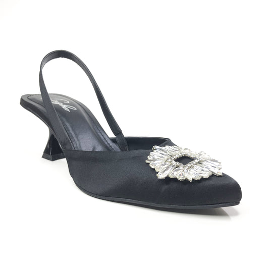 DAISY HEEL - BLACK