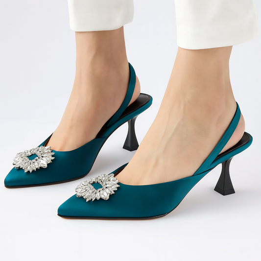 DAISY HEEL - ZINC