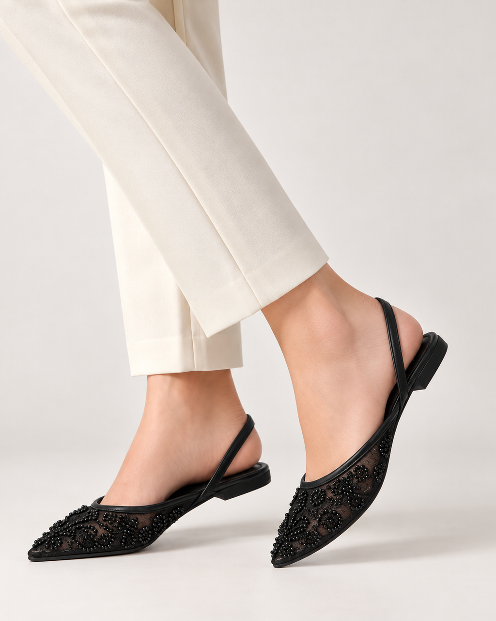 Embroidered Flat Toe