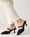PEARLS HEEL SANDAL