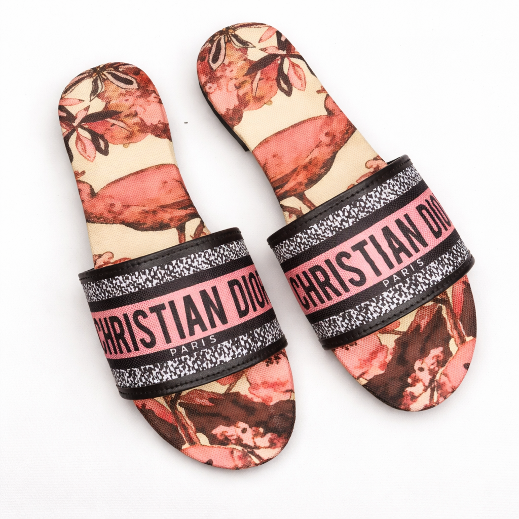 DIOR FLAT SLIPPER - Finsha Shoes