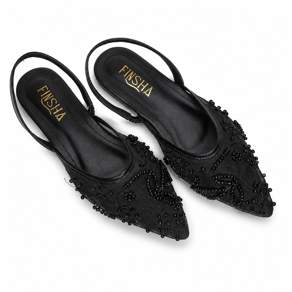 Embroidered Flat Toe
