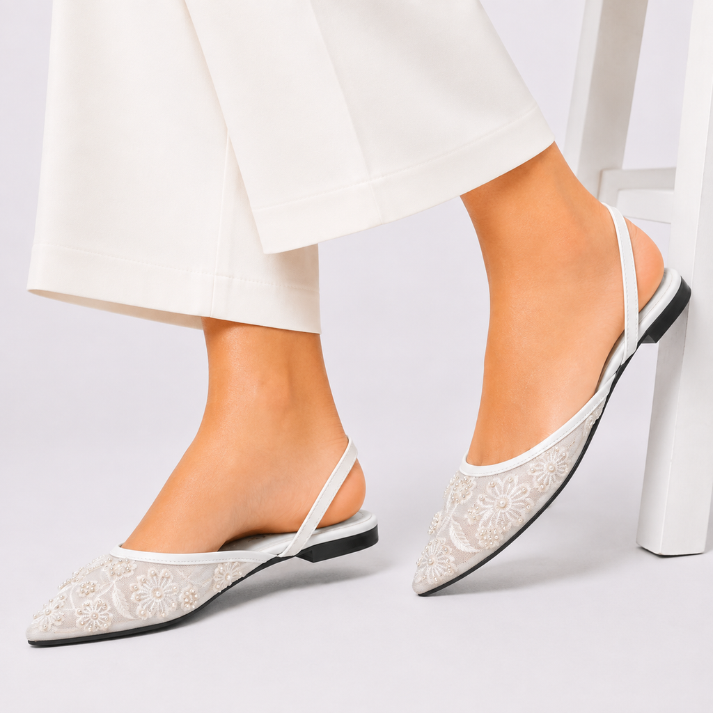 Embroidered Flat Toe
