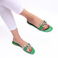 WILY FLAT SLIPPER - GREEN
