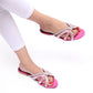 LIZZ FLAT SLIPPER - PINK