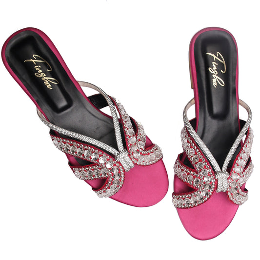 LIZZ FLAT SLIPPER - PINK