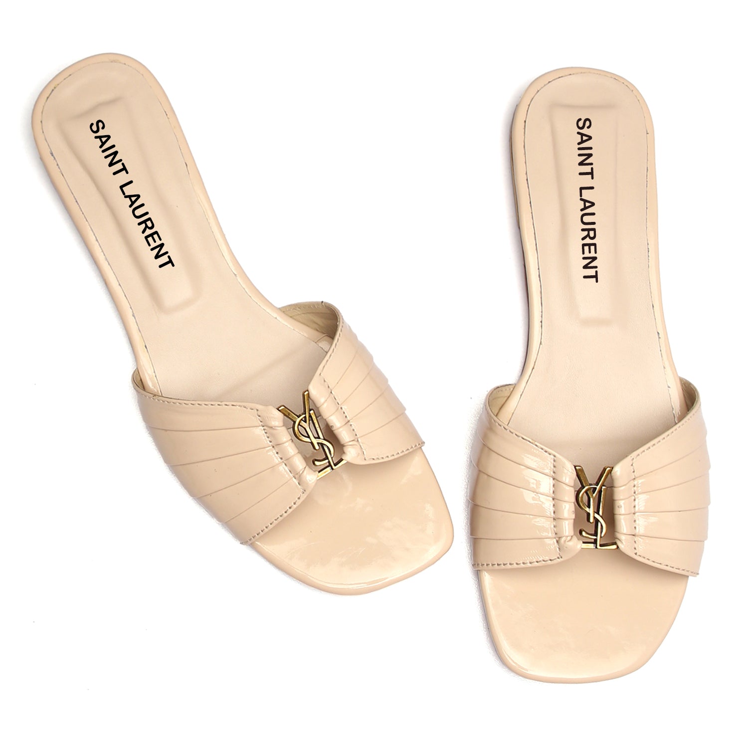 YSL FLAT SLIPPER - Finsha Shoes
