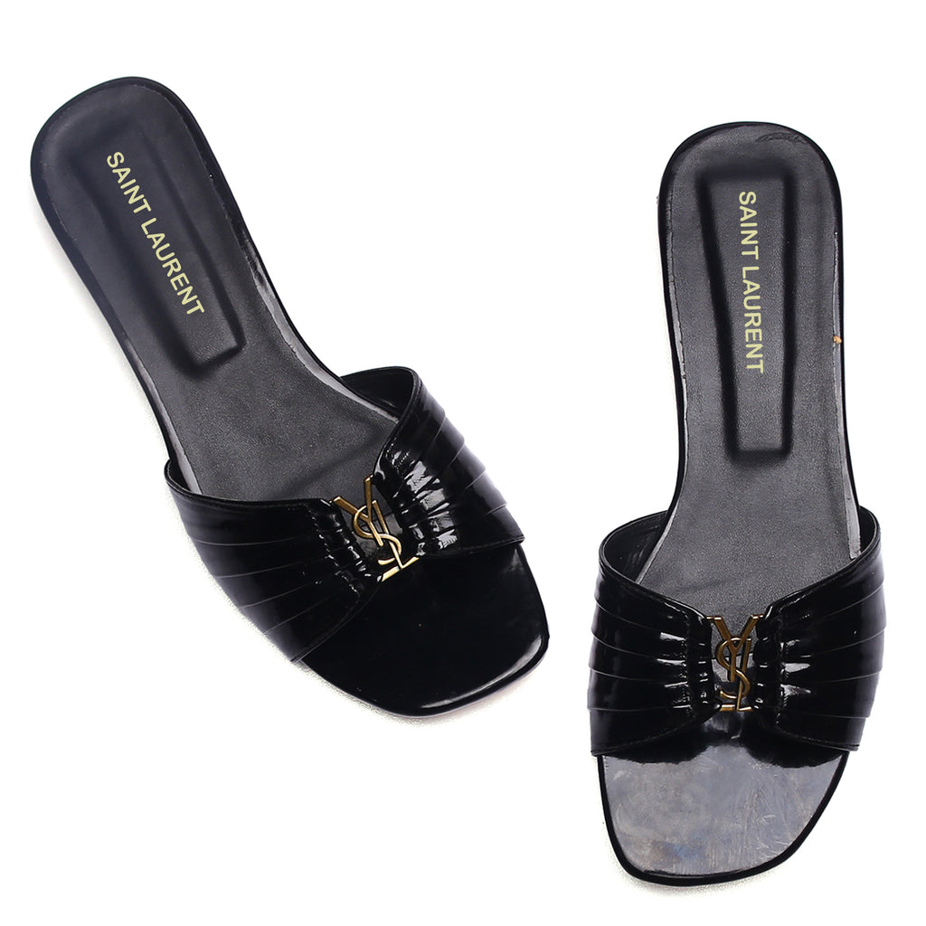YSL FLAT SLIPPER - Finsha Shoes