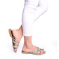 LIZZ FLAT SLIPPER - GOLD