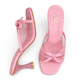 Baby pink sandal from Finsha Shoes featuring a soft, cushioned sole and adjustable straps, perfect for little feet.