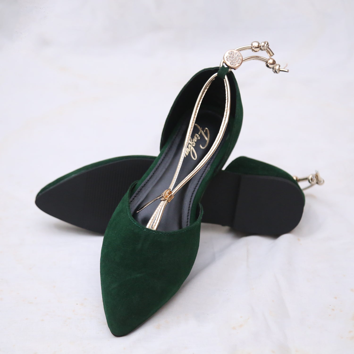 ZIPPER MULE - GREEN - Finsha Shoes